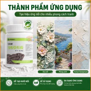 Sơn Lót Gesso Marie’s 500ml - Lót Nền Canvas Giấy Gỗ Bìa Vẽ Dùng Cho Acrylic Gouache Poster Color Màu Lên Đều Đẹp