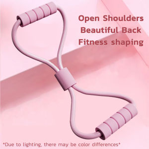 Home fitness equipment Elastic Tension Rope Gym 8 Type Fitness Sport Rubber Loop Pull Rope Exercise Stretch Belt Pilates Yoga Belt