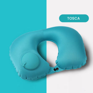 Bantal leher autopompa traveling inflatable travel neck pillow -XinYue