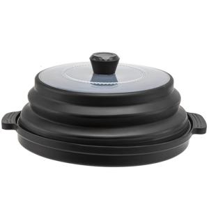 Multipurpose Foldable Microwave Cover Heat Resistant Handle Splash Proof Lid Dishwasher Safe Kitchen Storage Accessory