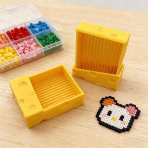 DUY26 Dust-proof Bead Sorting Tray with Lid Efficient 3D Printed Bead Tool Set Cute Save Time Fuse Beads Picking Tray Bead Art