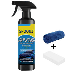 Nano Coating Agent Waxing Glaze Varnish Transfer Fluid Protection Performance Humanized Nozzle Fast And Efficient Stainresistant Towel Sponge Set Car Paint Coating Agent Enhance Brightness