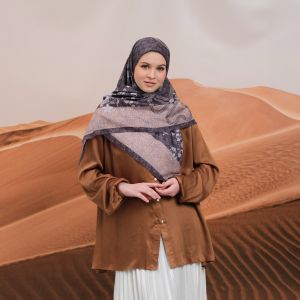 Shafira - Rocha Printed Scarf | Hijab Segi Empat Motif