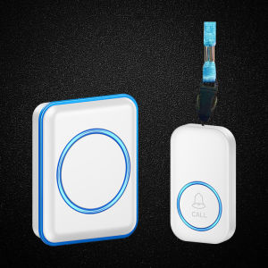 Elderly Beeper Portable Long-Distance Wireless Electronic Doorbell Patient Care One-Click Emergency Call Bell Home