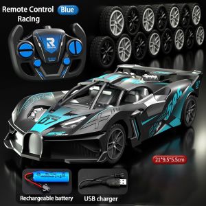 [Popular]Rc Car drift 2.4G Bugatti Remote Control Car Toys for kids Rechargeable Toy Anti-Collision Car