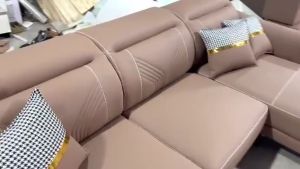 Sofa Góc L SMARTHOMES Bọc Da Cao Cấp Phong Cách Bắc Âu Hiện Đại Cho Mọi Không Gian