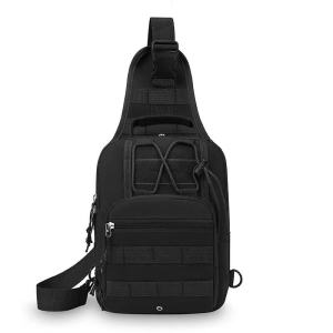 hy bag#4050 korean canasv sport chest bag crossbody bag outdoor tactical package sling mens bag