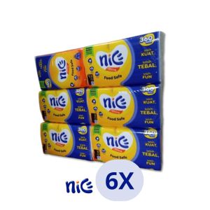 Tisu Tissue Nice 360 Psc 2 Ply Paket Murah Tisu Isi 6 Pcs Tisu Wajah Serba Guna