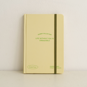 Sổ tay ghi chép sổ mini bỏ túi Crabit sổ bìa cứng chấm dotgrid phác thảo làm nhật ký planner Gummy Collection - Tặng kèm sticker