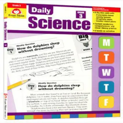 Evan Moor Daily Science Daily Practice from Grade1 to Grade 6 California Learning Assistant