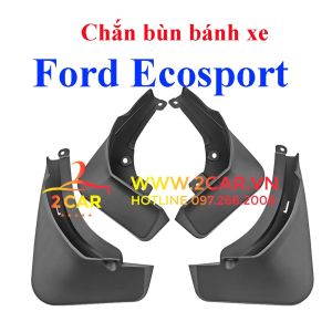 Chắn bùn nhựa dẻo cho xe Ford Ecosport 2014 - 2017 2018 - 2024 chắn bùn đất bắn lên xe rất tốt bộ 4 chi tiết kèm ốc vít