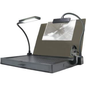 Plamokojo Work Station PRO Ver.2.0 – Racing Miku 2025 Model Kit with LED Cutting Mat & Magnifier