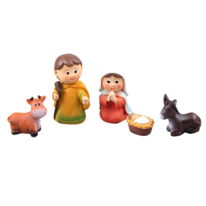 Handcraft Nativity Scene Resin Holy Family Figurine Set For Christmas Decoration Religious Christmas Display Home Decors