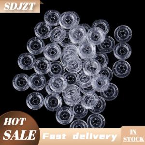 SDJZT 50 bộ Kam T5 rõ ràng nhựa nhựa Snaps nút ốc vít nhấn Stud 12mm
