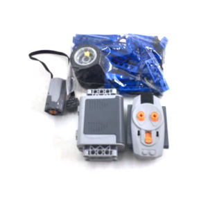 Bricks Programmable remote control robot electric building block science education 9686 puzzle building blocks motorcycle childrens toy