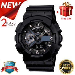 【2YEARS WARRANTY】G-STEEL GA-110-1B shockproof Military Waterproof Sport LED Digital Quartz Men Watch