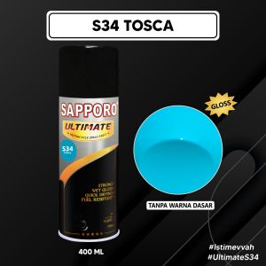 Sapporo Ultimate S34 Tosca / Sapporo Ultimate / Cat Semprot / Cat Aerosol Terbaik / Sapporo Spray / Sapporo