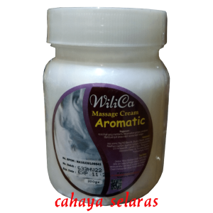 MASSAGE CREAM ESSENTIAL OIL WILICA 200GR