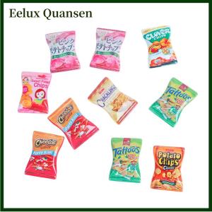 Eelux 10 cái/bộ đồ chơi nhà búp bê thu nhỏ thực phẩm nhà bếp khoai tây chiên đồ chơi tự làm giả vờ