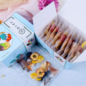 Aomulei Wumei Hawthorn Tea with Chenpi and Black Goji Berries for Health