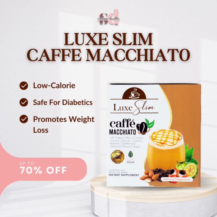 LUXE SLIM Caffe Macchiato 10 Sachets 210g | Lazada PH