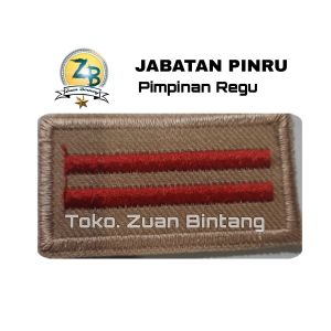 TANDA JABATAN PINRU PRAMUKA/TANDA JABATAN PIMPINAN REGU PRAMUKA SIAGA PENGGALANG PENEGAK