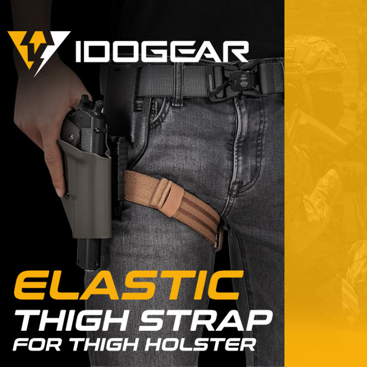 IDOGEAR Tactical Thigh Strap Elastic Band Strap for Thigh Holster Leg  Hanger