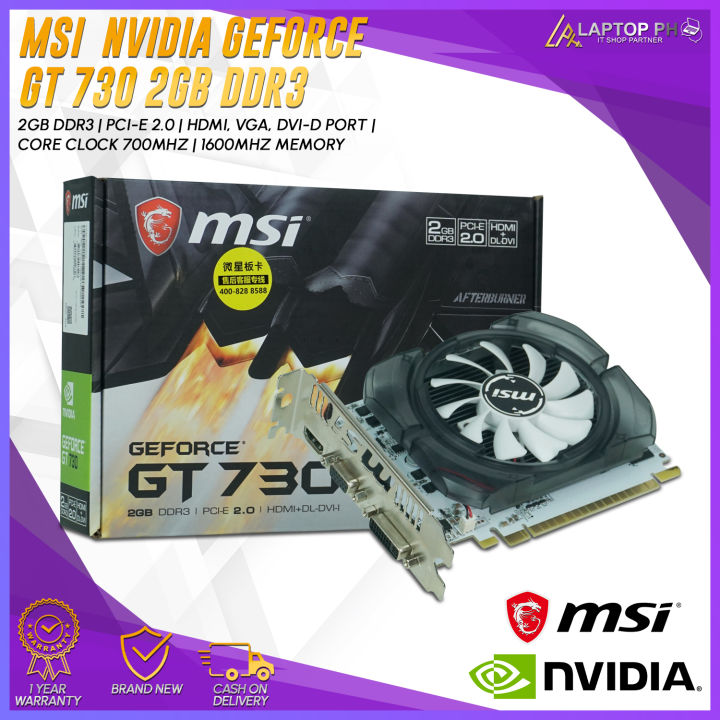 Msi Tarjeta Grafica Nvidia Ddr3 Tarjeta Grafica Geforce Gt 730 MSI