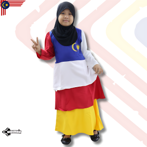 Baju Merdeka Perempuan (High Quality) Como Crepe Kain