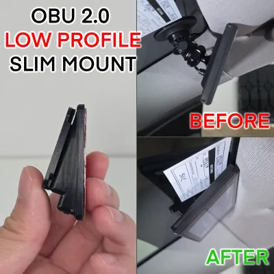 OBU 2.0 | Low Profile Slim Mount | For Screen unit