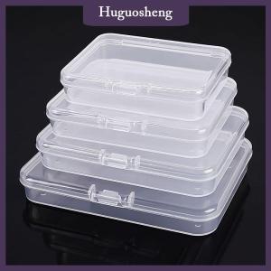 [huguosheng] Rectangular Translucent Box Durable Strong Storage Box Packing Plastic Boxes Waterproof Multifunctional Dustproof Storage Case