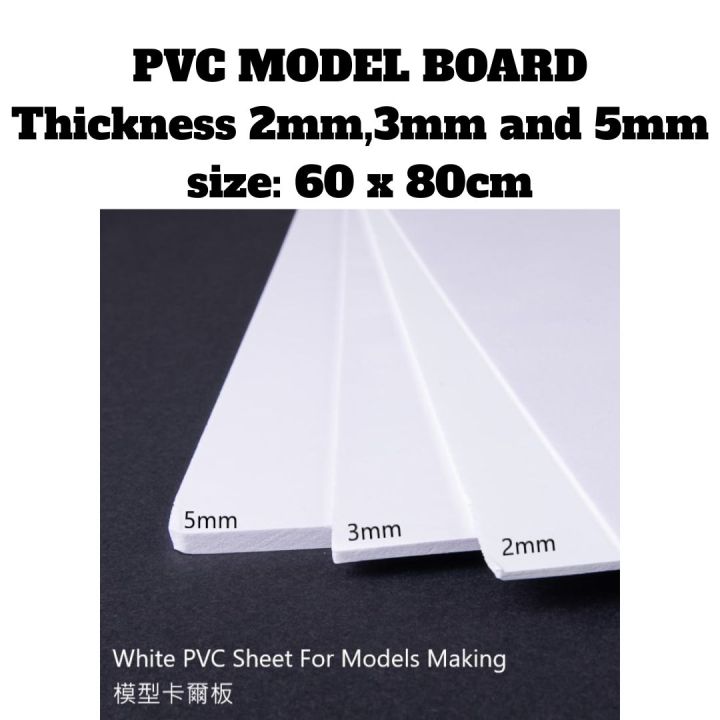 PVC Model Board | Thickness 2mm, 3mm and 5mm | Lazada