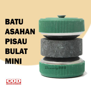 Beauty Batu Asahan Pisau Dapur Model Yoyo Roda Putar Knife Sharpener Pengasah Gunting Tajam Murah