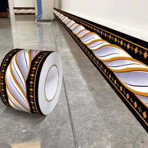 CHLOCH Thickened Wall Base 5/10 Meter Self Adhesive Wall Sticker DIY Anti-collision Skirting Line Living Room