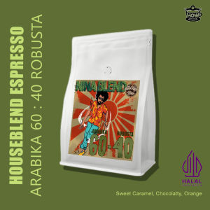 Biji Kopi Houseblend Espresso - Espresso Blend Arabika : Robusta 60:40 - Nina Blend 1kg