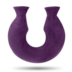 700ML Neck Hot Water Bag U Shape Hot Water Bottle With Knitting Cover Winter Warmer Neck Hot Water Bag