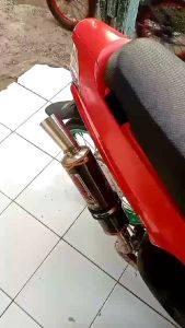 COD Knalpot Daeng sai 4 carbon look all matic Vario Beat Mio Aerox Nmax dll. inlet 38/50 mm