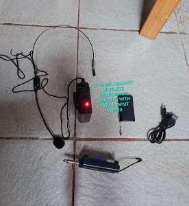 G715 MIC HEADSET WIRELESS PROFESIONAL ORIGINAL MIC WIRELES SINGLE BANDO KLIP CLIP ON MIK WIRELESS MI