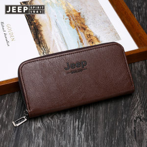 Jeep Spirit ví nam dài 2023 túi xắc Mới Ví cầm tay sức chứa lớn ví thời trang ví có khóa kéo nhiều thẻ