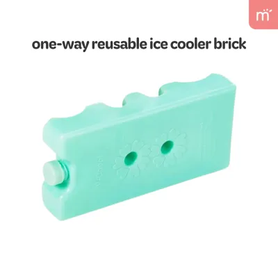 V-Coool Gel Reusable One-Way Ice Brick Cooler Green for Breastmilk Storage