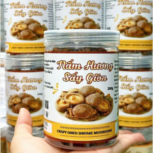 Nấm hương sấy giòn Lan Anh Food 200g thơm ngon ăn kiêng tốt cho sức khoẻ đảm bảo VSATTP