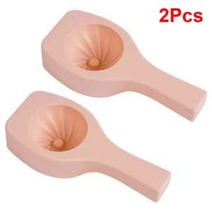 Candid67id4 2pcs handmade Trung Quốc baozi khuôn đa chức năng dụng cụ làm há cảo bằng nhựa tái sử dụng Bun Khuôn bánh bao hấp bữa ăn sáng