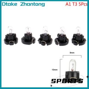Dtake 5 chiếc bóng đèn LED T3 t4.2 Đèn chỉ báo làm nóng Bảng điều khiển nêm nội thất ô tô
