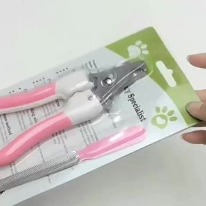 Kềm cắt móng chó mèo dáng bầu an toàn cắt gọn dễ sử dụng ( kèm dũa)