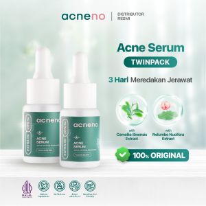 ACNENO - Paket Hemat Acne Serum Perawatan Wajah Berjerawat Cocok untuk Semua Jenis Kulit Wajah Aman BPOM Halal