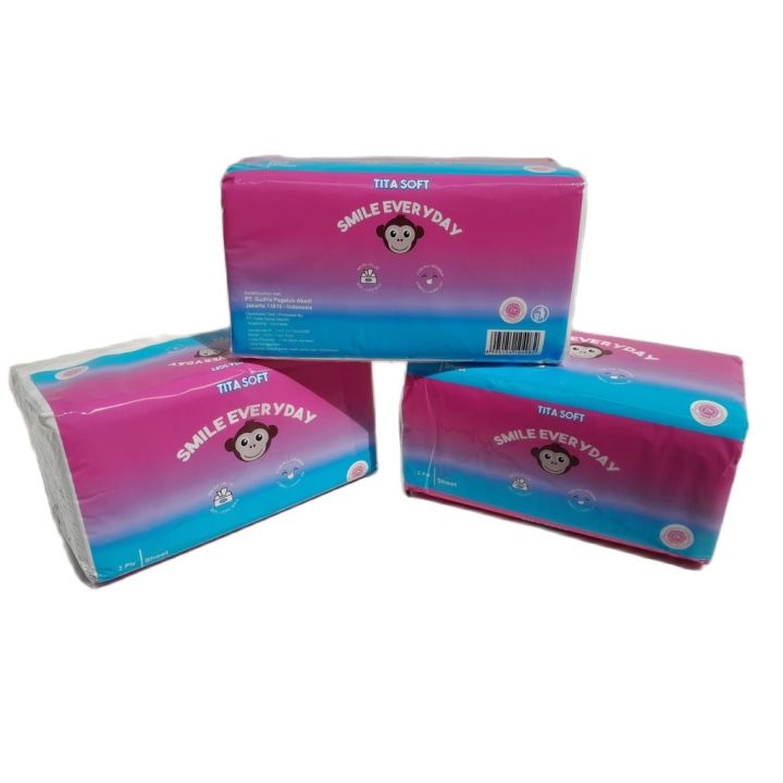 Tissue / Tissu / Tisu Nice TITA SOFT Facial 180 Sheet Paket isi 1 pack- 3 pack- 5 pack