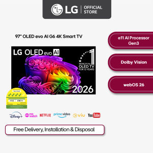 [New] LG OLED evo AI OLED97G6 97" 4K Smart TV | α11 AI Processor Gen3 | Dolby Vision | webOS 26