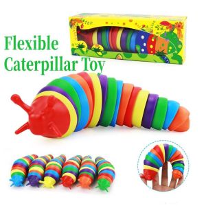 Pop It Fidget Toy Toys For Kids Removable Flexible Caterpillar Toys Stress Reliever Toys Baby Toys