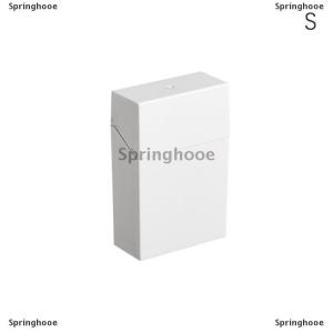 [COD] Springhooe เอบีเอสกล่องเก็บของสี่เหลี่ยมพับได้อเนกประสงค์กันฝุ่นซองใส่การ์ดขนาดเล็กแยกฟิล์มสีขาวเรียบง่าย