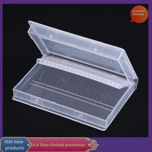 Graceful 20 hole nail drill bits box plastic display stand container for 3 32 bits drill